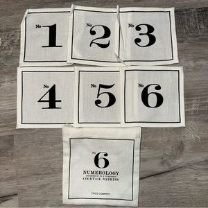 Two Company cocktail napkins